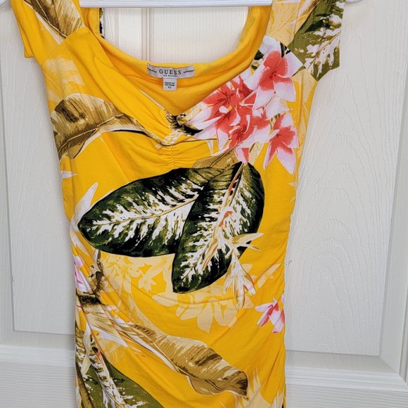 Guess Floral Off The Shoulder Dress - Picture 4 of 5